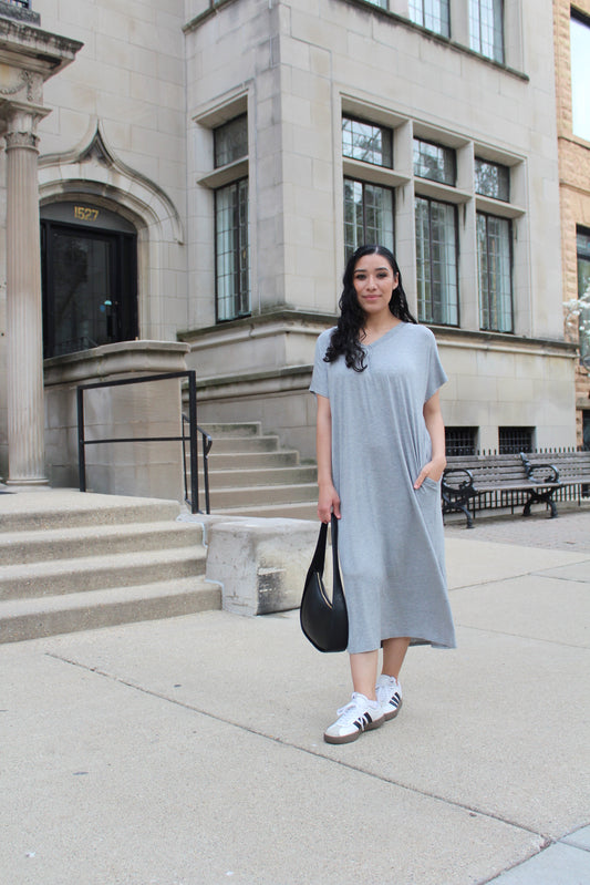 “City walk”  Midi Dress