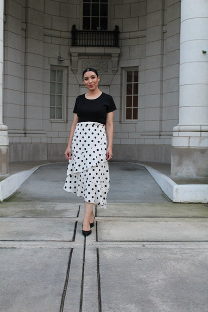 Polka Dot Ruffle Skirt