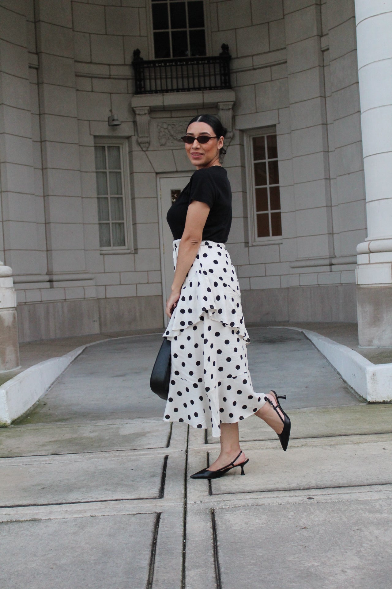 Polka Dot Ruffle Skirt