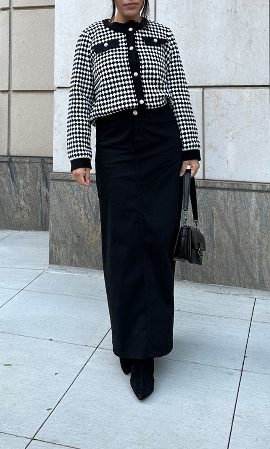 Naomie Denim Maxi Skirt -