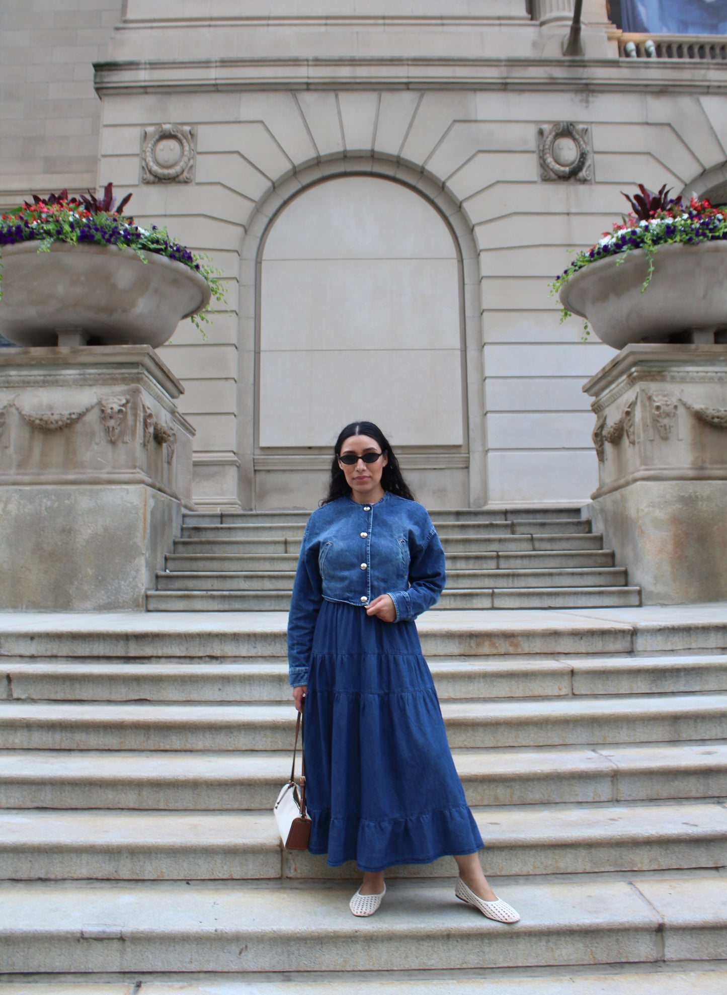 Hannah Maxi Denim Skirt
