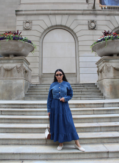 Hannah Maxi Denim Skirt