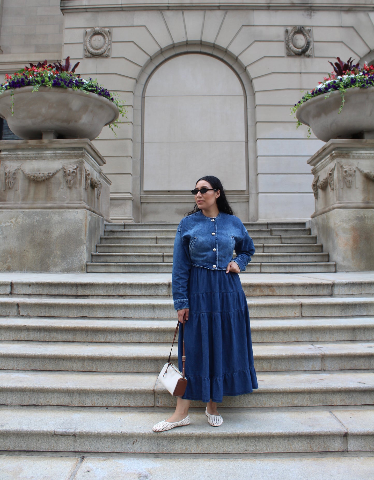 Hannah Maxi Denim Skirt