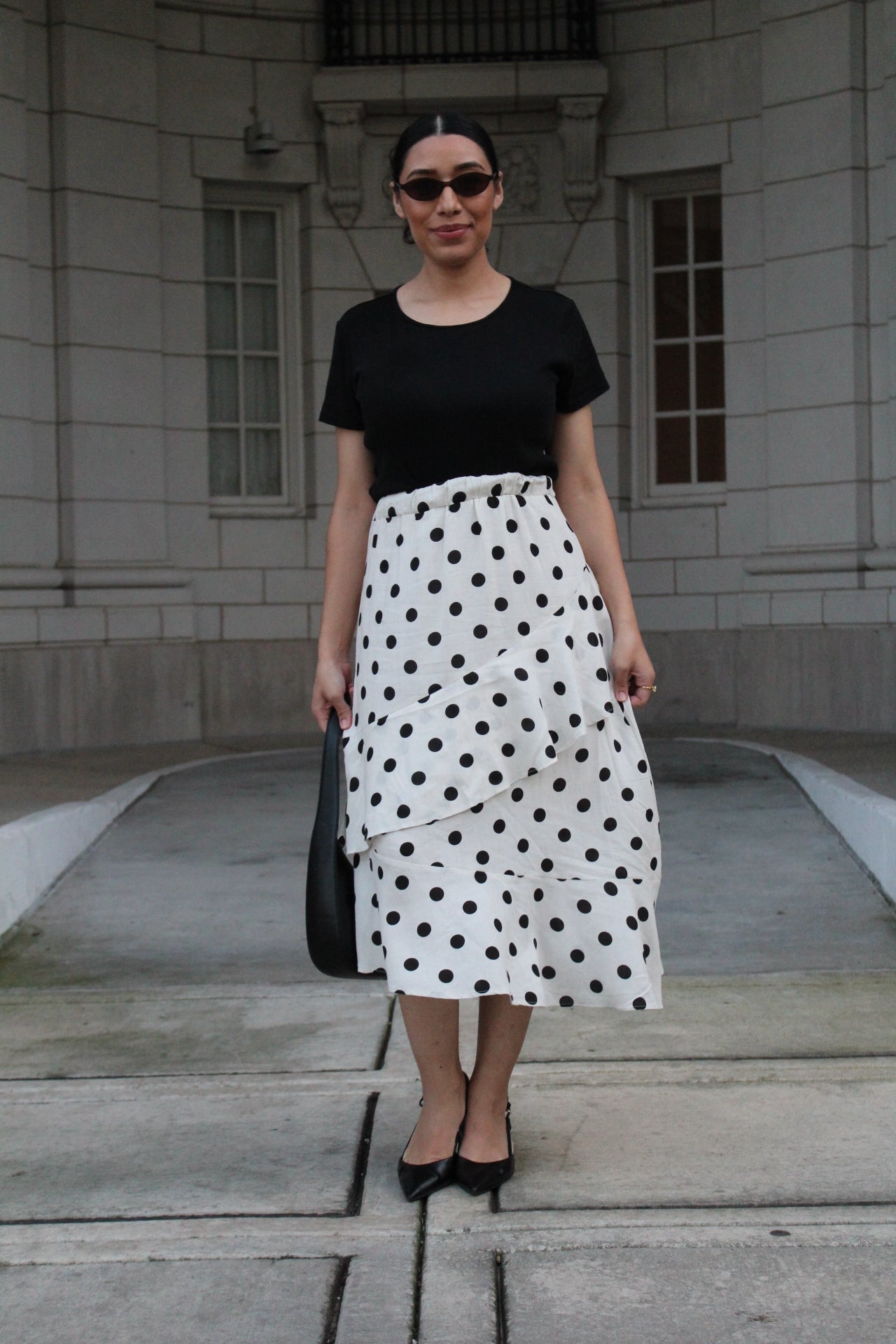 Polka Dot Ruffle Skirt