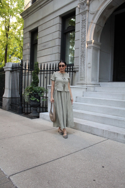 Abigail Set in Light Olive