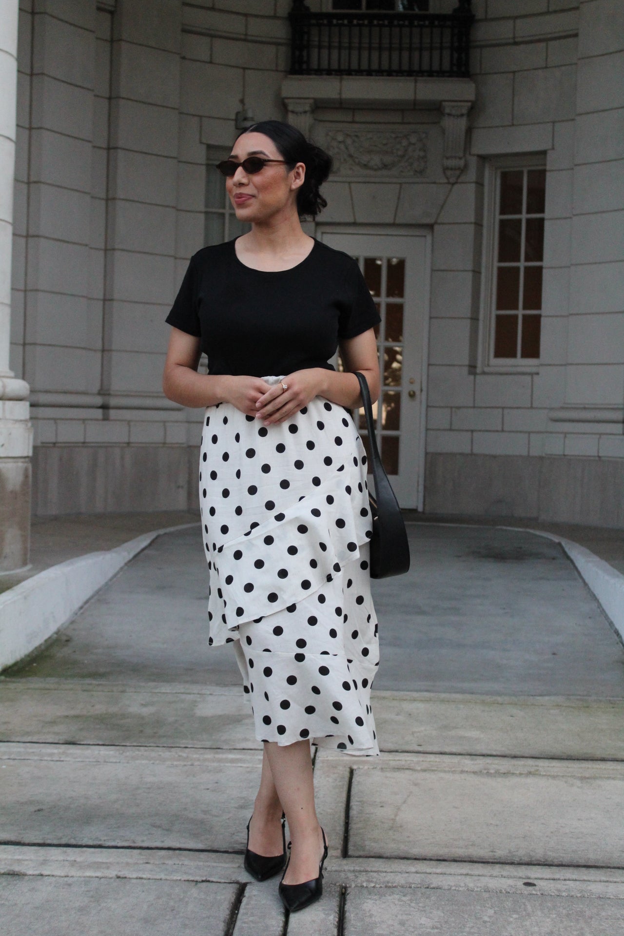 Polka Dot Ruffle Skirt