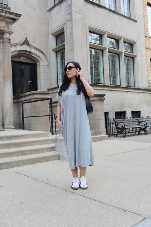 “City walk”  Midi Dress