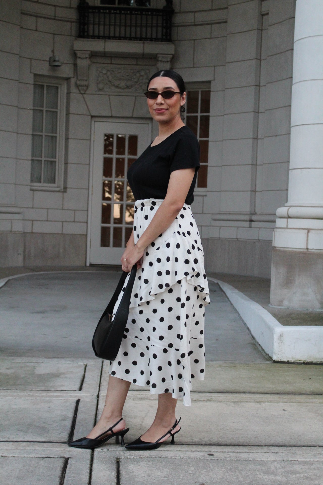 Polka Dot Ruffle Skirt