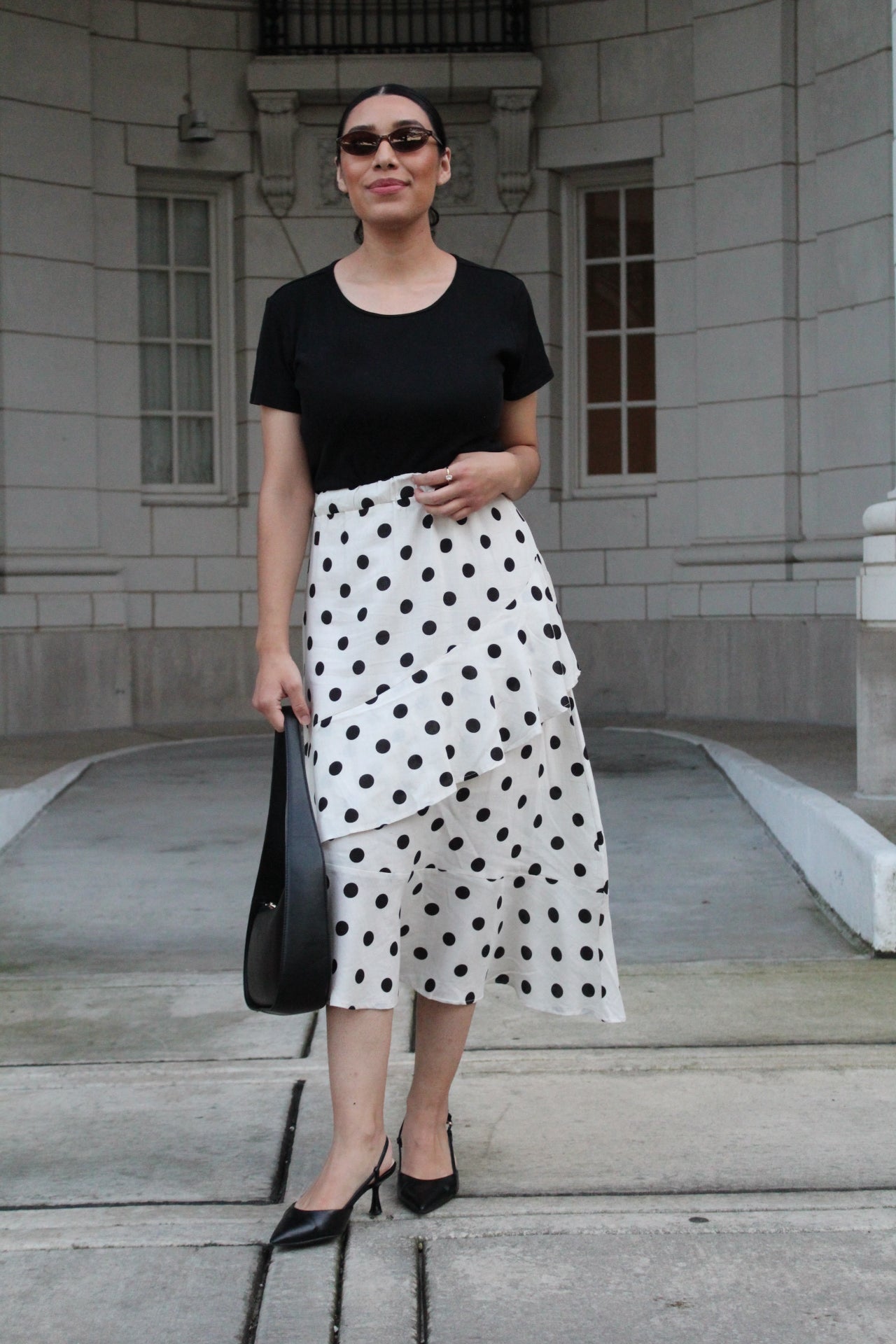 Polka Dot Ruffle Skirt