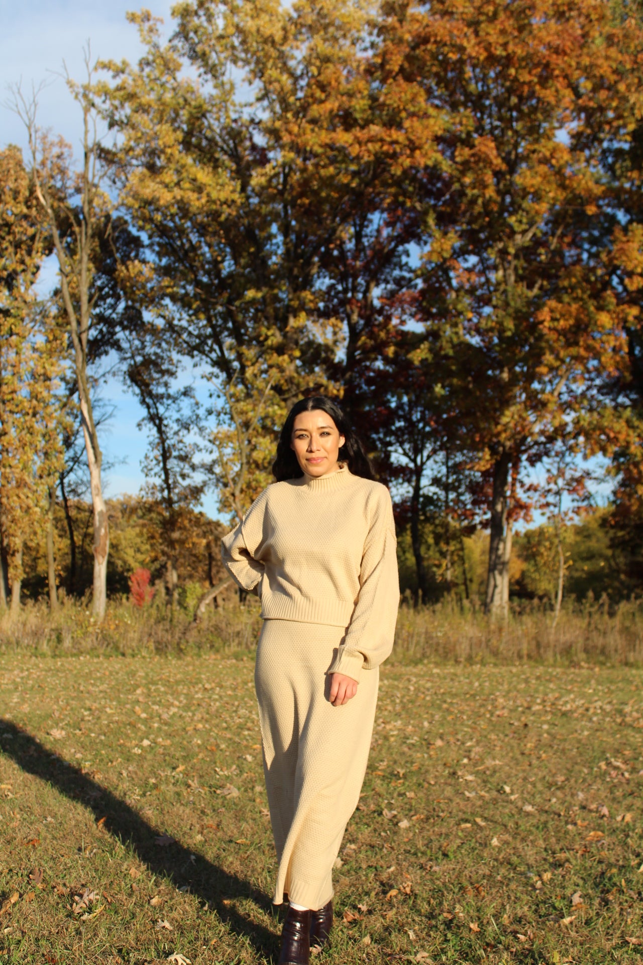 Winter Sweater & Skirt Set