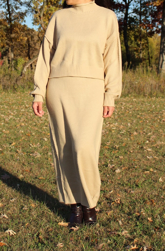 Winter Sweater & Skirt Set