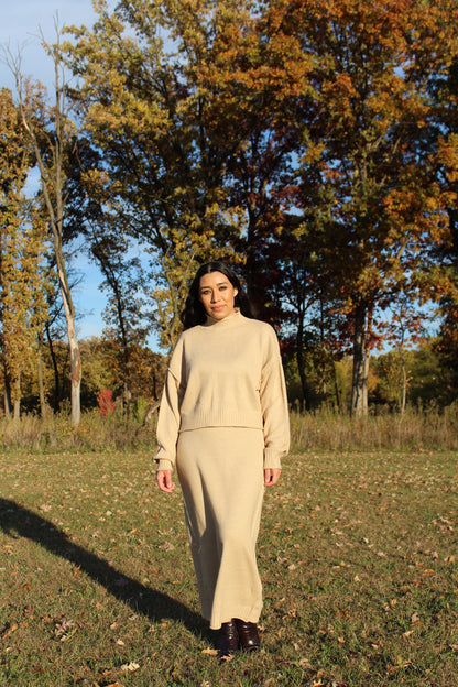 Winter Sweater & Skirt Set