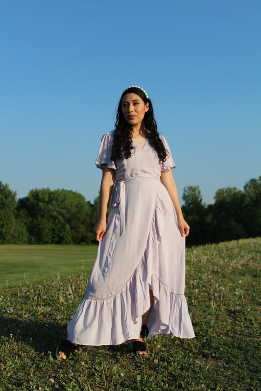French Lilac Dress -