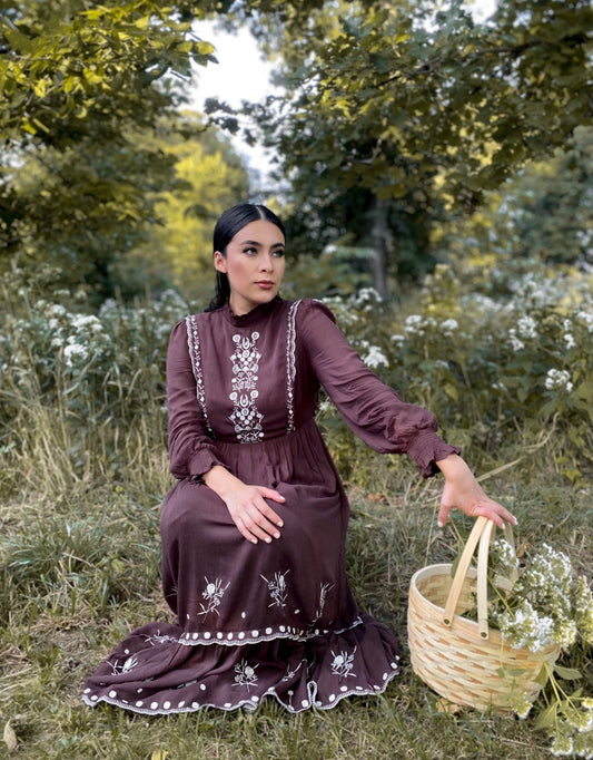 Gabriela Embroidered Dress